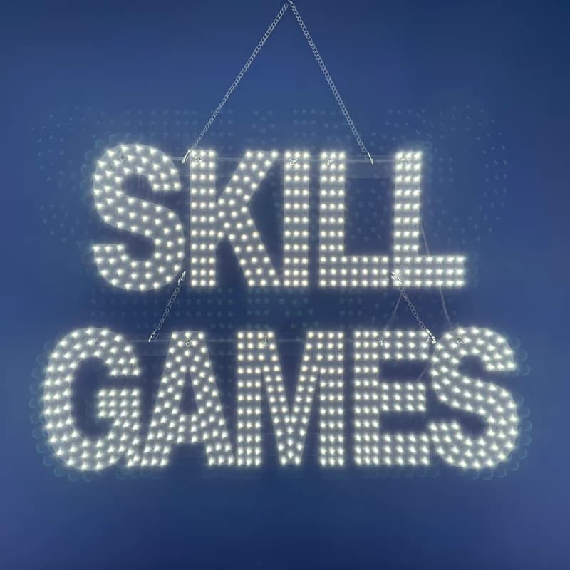 Skill Games Sign